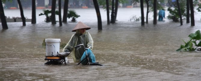 Photo: Climate-related disasters like flooding are on the rise.