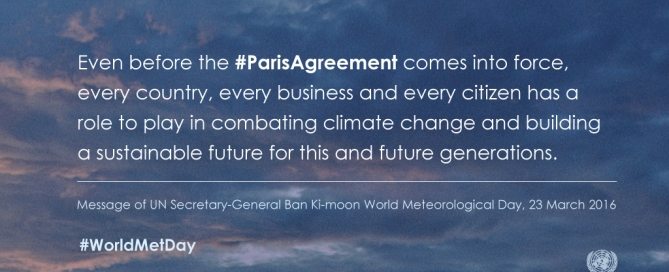 Image: The Secretary-General's message for World Meteorological Day 2016.