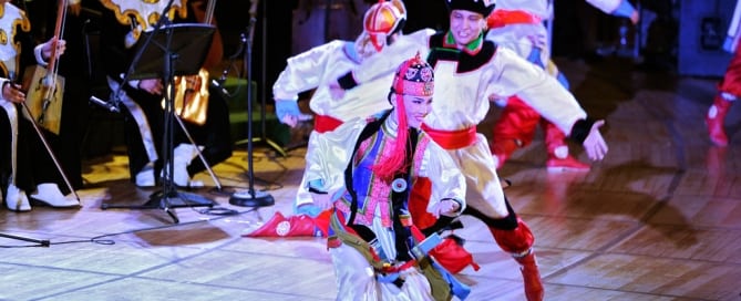 Photo: Members of Mongolia’s National Academic Ensemble of Folk Song and Dance perform at UN Headquarters celebrating cultural diversity.