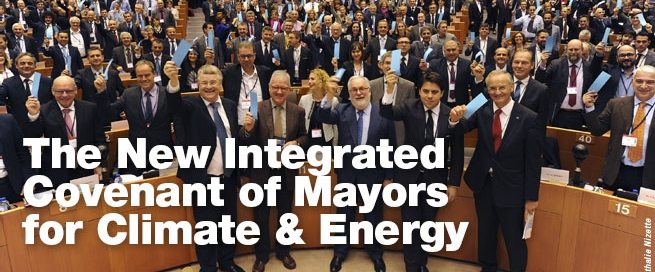 Photo: The New Integrated Covenant of Mayors for Climate & Energy. Photo: Nathalie Nizette