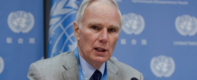 Photo: Special Rapporteur Philip Alston