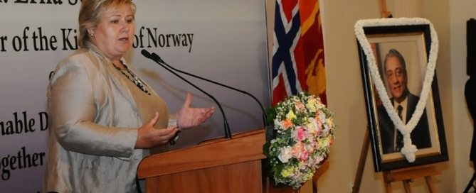 SDG Advocate co-chair H.E. Erna Solberg