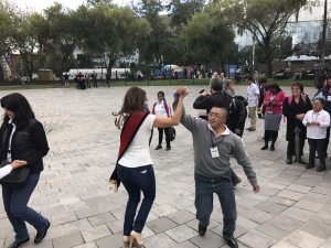 Photo: Participants dance at a Habitat 3 side event on disabilities sponsored by World Enable.