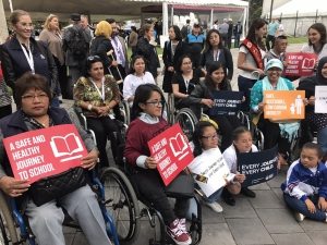 Photo: Participants pose at a Habitat 3 side event on disabilities sponsored by World Enable.