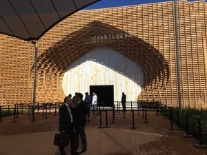 Photo: Outside one of the conference rooms at COP22 in Marrakech.