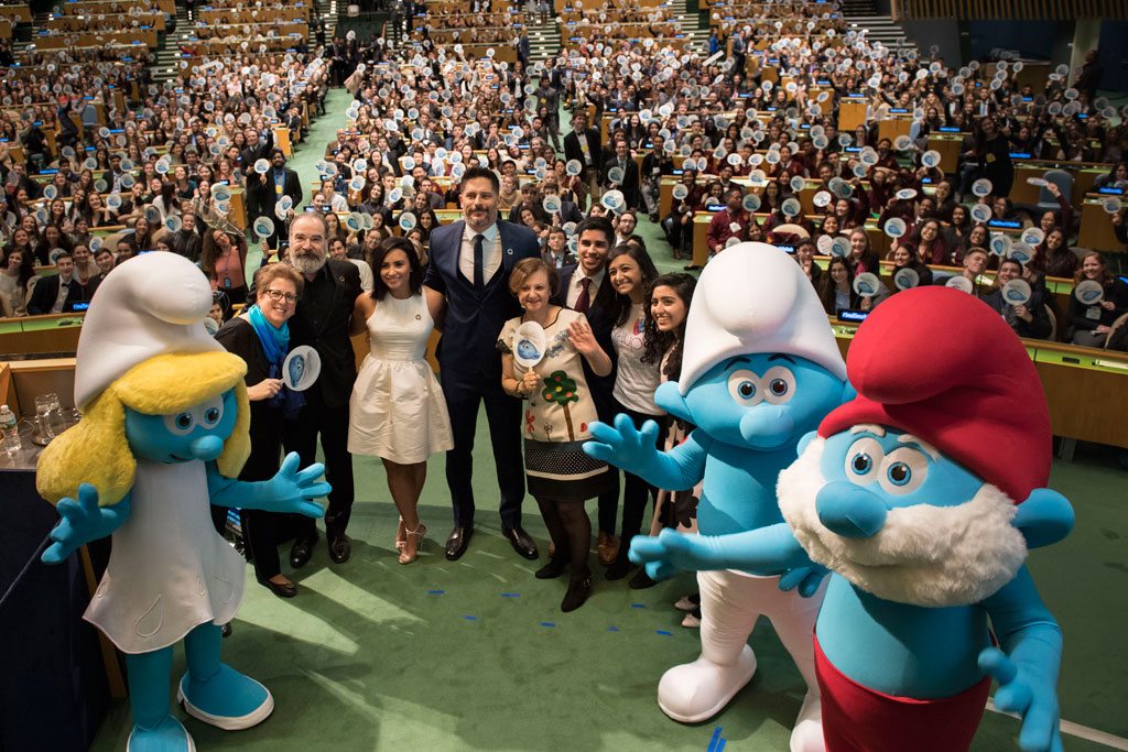 UN, Smurfs team up for sustainable development
