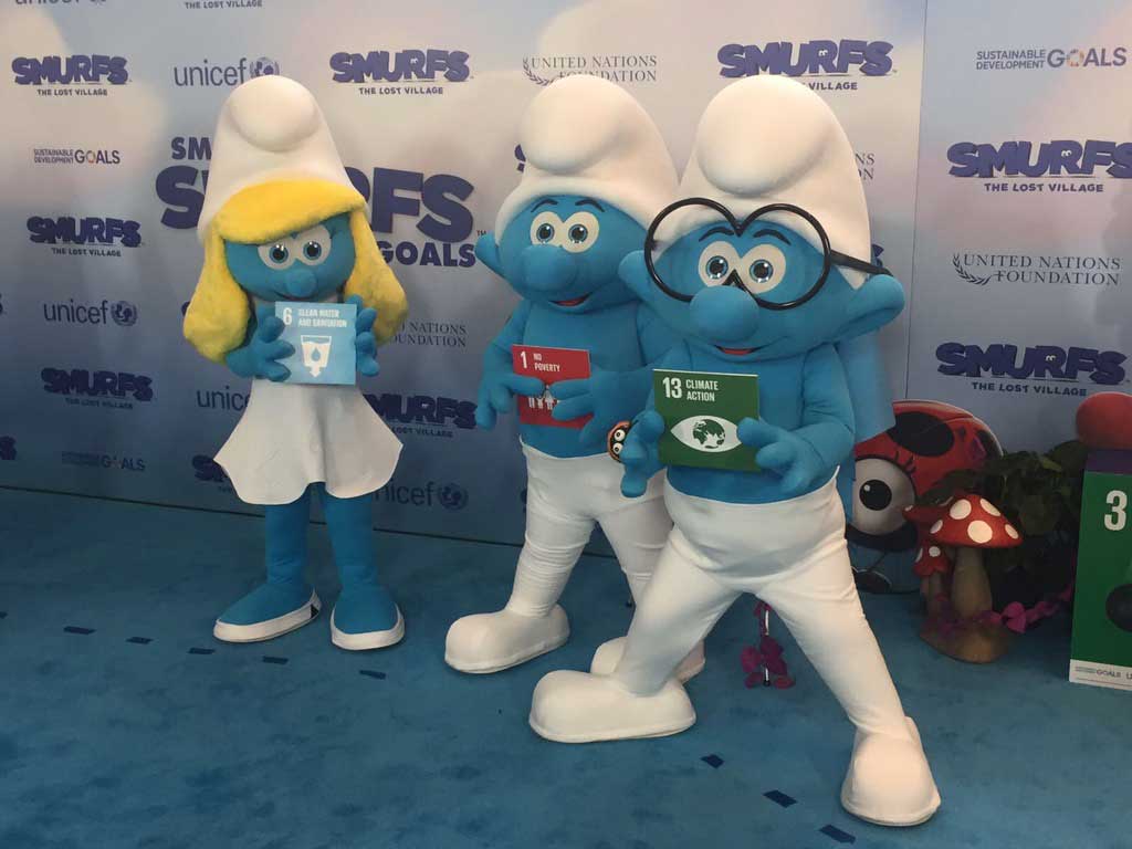 UN, Smurfs team up for International Day of Happiness