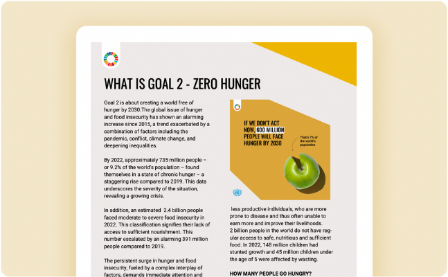 sustainable development goal essay