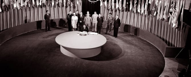 La Carta fundacional de la ONU se firmó el 26 de junio de 1945. Foto: ONU/Yould