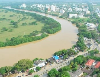 Montería es una de las ciudades que ha demostrado su cecimiento económico aprovechando el potencial hídrico del río el Sinú. Foto: RiverCityForum