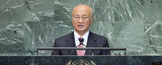 Yukiya Amano, director general del Organismo de Energía Atómica (OIEA). Foto: ONU/Jennifer S Altman