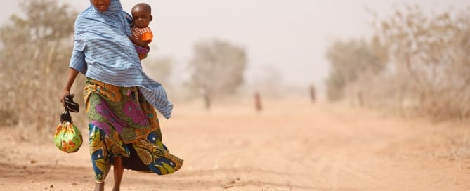 La sequía genera inseguridad alimentaria y desplazamientos de población en África. Foto: UNICEF/Olivier Asselin