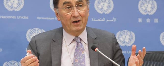 Janos Pasztor, subsecretario general sobre Cambio Climático. Foto: ONU/Eskinder Debebe