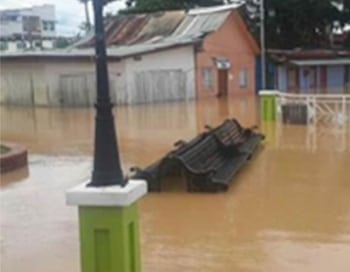 Inundaciones en Bolivia. Foto: Viceministerio Defensa Civil de Bolivia.