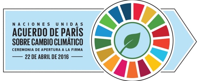 Acuerdo de París sobre cambio climático. Ceremonia de apertura a la firma ---22 de abril de 2016----