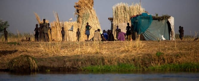 Una famila en Terekeka, Sudán del Sur. Foto: FAO/ Albert González Farran