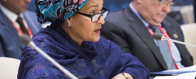 Amina Mohammed, vicesecretaria general de la ONU. Foto: ONU/Eskinder Debebe