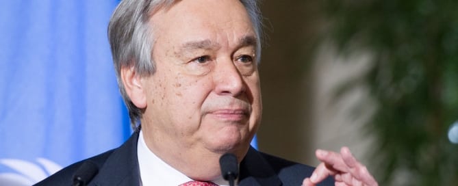 António Guterres, Secretario General de la ONU. Foto de archivo: ONU/Violaine Martin.