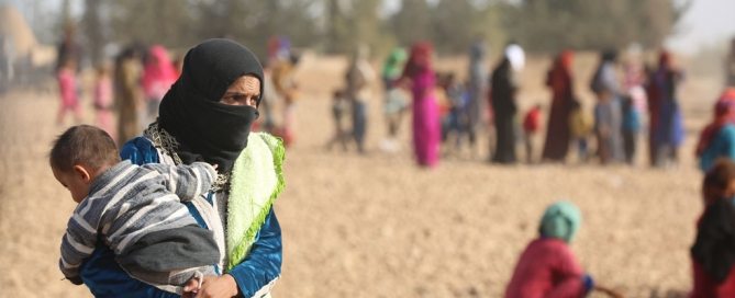 Desplazados por la violencia en Raqqa. Foto de archivo: UNICEF/UN039561/Soulaiman