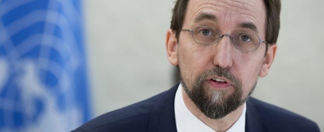 Zeid Ra´ad Al Hussein, Alto Comisionado de la ONU para los Derechos Humanos. Foto: ONU/Jean-Marc Ferré