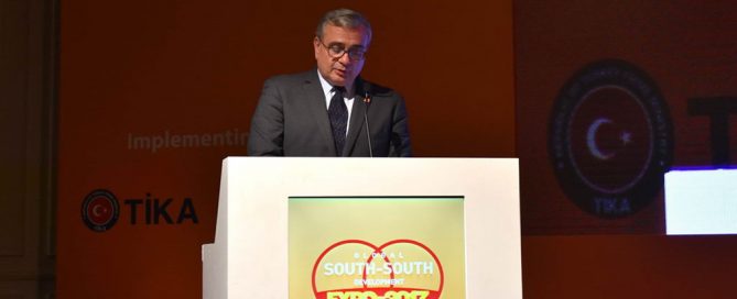 Jorge Chediek, director de UNOSSC, durante la ceremonia de clausura de la Exposición Mundial de Desarrollo Sur-Sur. Foto: Noticias ONU / Laura Quiñones