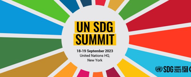 Banner de la Cumbre de los ODS (18 y 19 de septiembre)