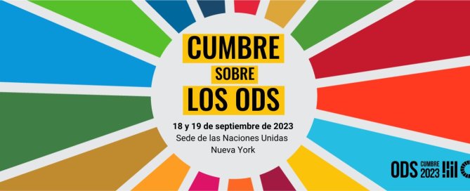 Banner de la Cumbre de los ODS