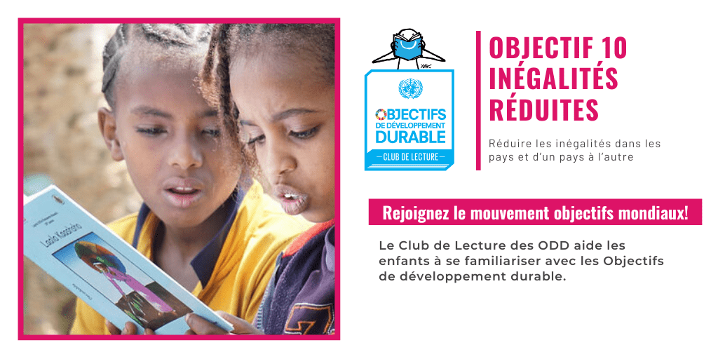 Affiche du club de lecture sur l'objectif 10