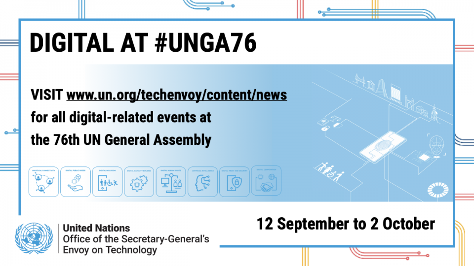 Link to overview of digital-related events during UNGA76