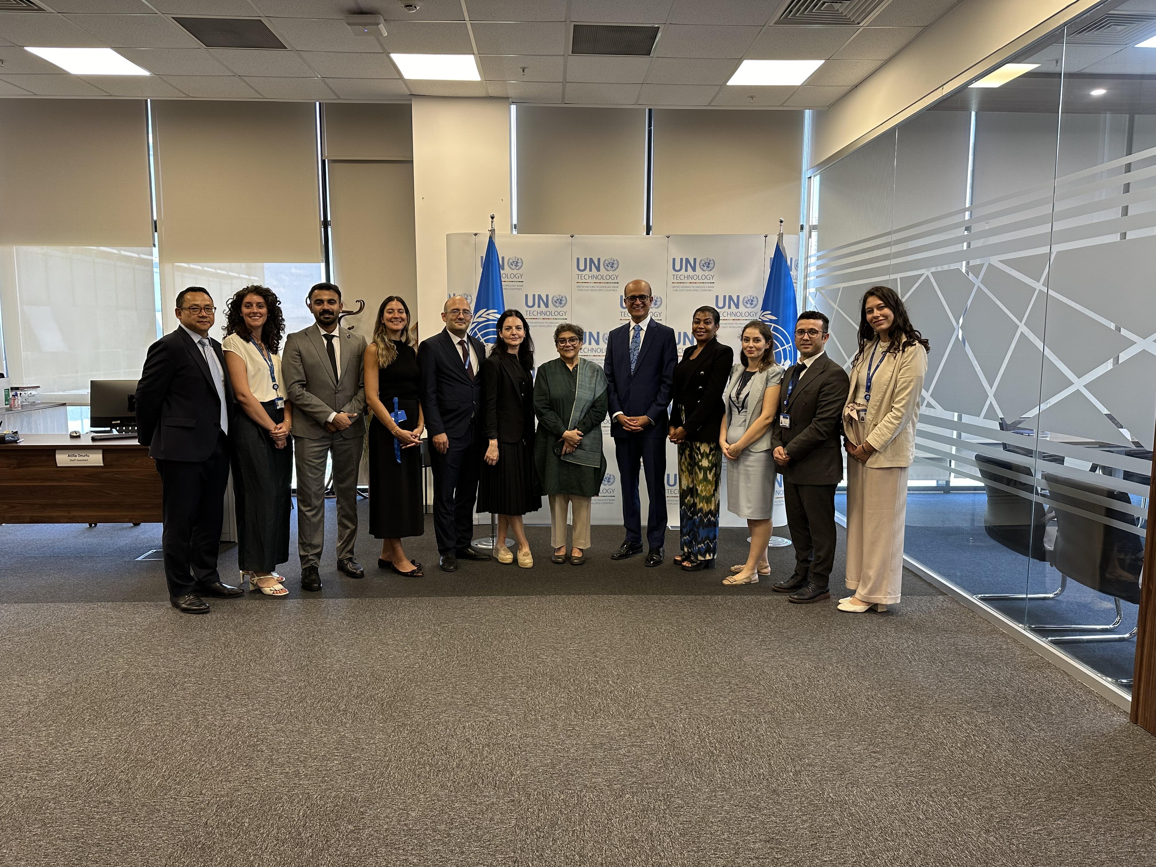 UN Technology Bank Team meets with USG Rabab Fatima for Governing Council UN Technology Bank Team meets with USG Rabab Fatima for Governing Council