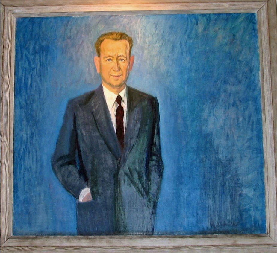 Portrait de Dag Hammarskjold, UNNY019G, 1966, Fondation Ford et Bonniers Swedish Publishing House