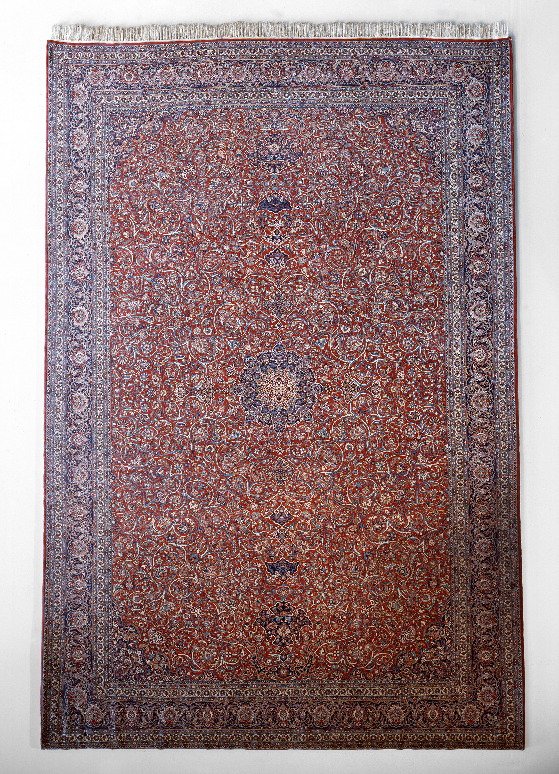 Alfombra persa de Isfahan, UNNY090G, 1952, Irán