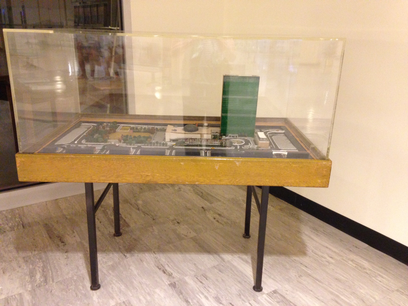 Maquette du site de l’ONU de 1956, UNNY119G, 1956, Bernard Eichwald  