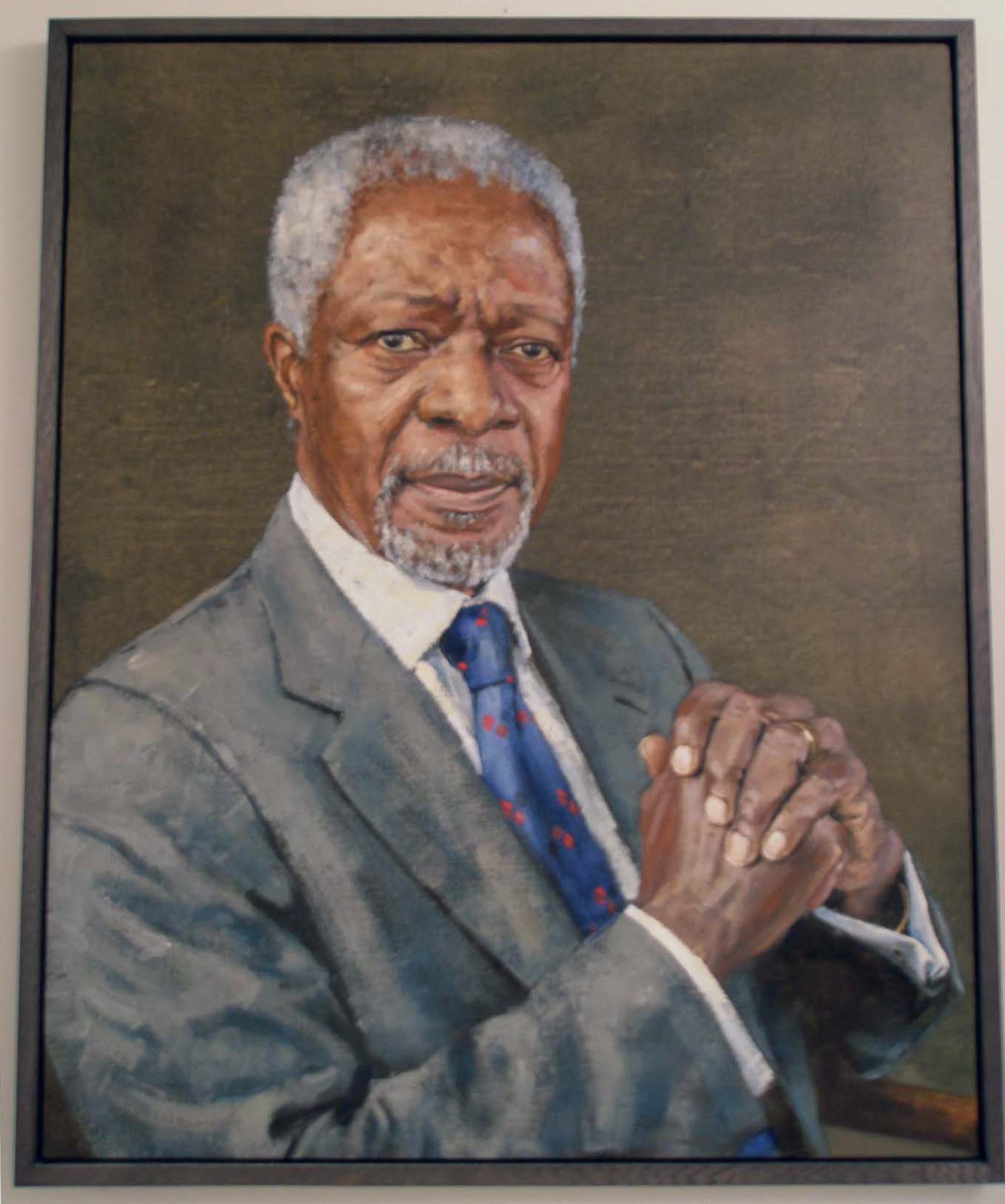 Retrato de Kofi Annan, UNNY311G, 2010, Kofi Annan