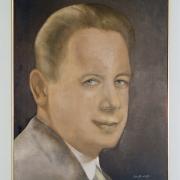 Retrato de Dag Hammarskjöld, UNNY308G, 1975, Suecia y Argentina