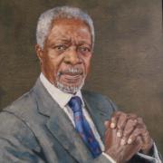 Retrato de Kofi Annan, UNNY311G, 2010, Kofi Annan