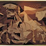 Guernica (Tapestry after 'Guernica' by Pablo Picasso), 1985, Loan from Mr. Nelson A Rockefeller Jr