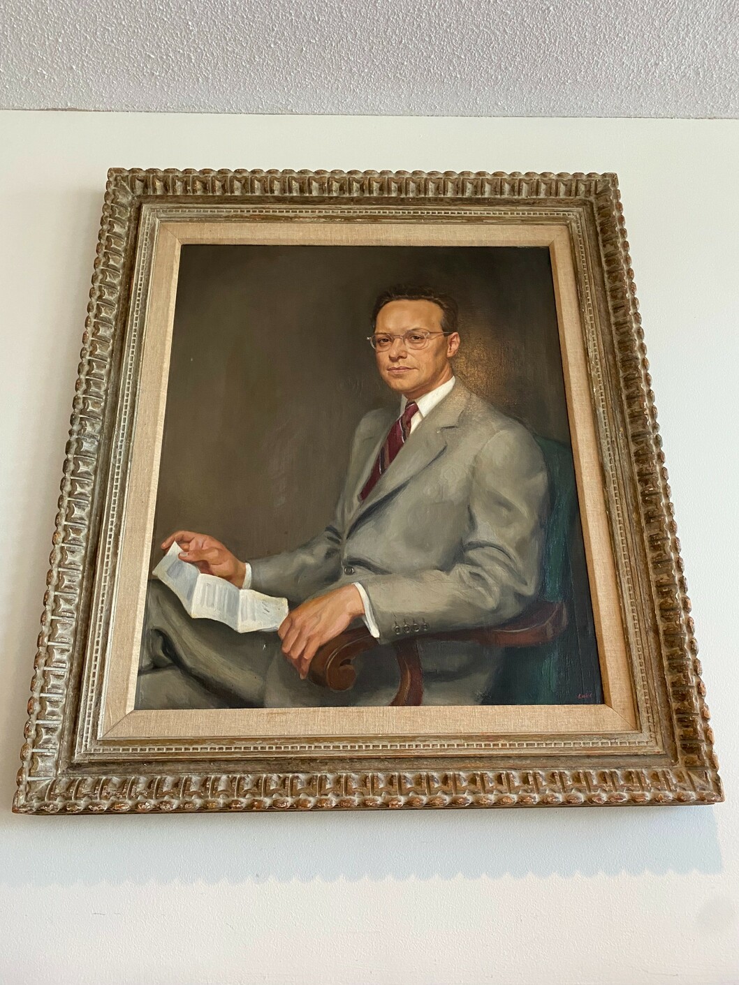  Portrait of Abraham H. Feller, UNNY059G, 1953, Friends and Colleagues of Mr. Feller
