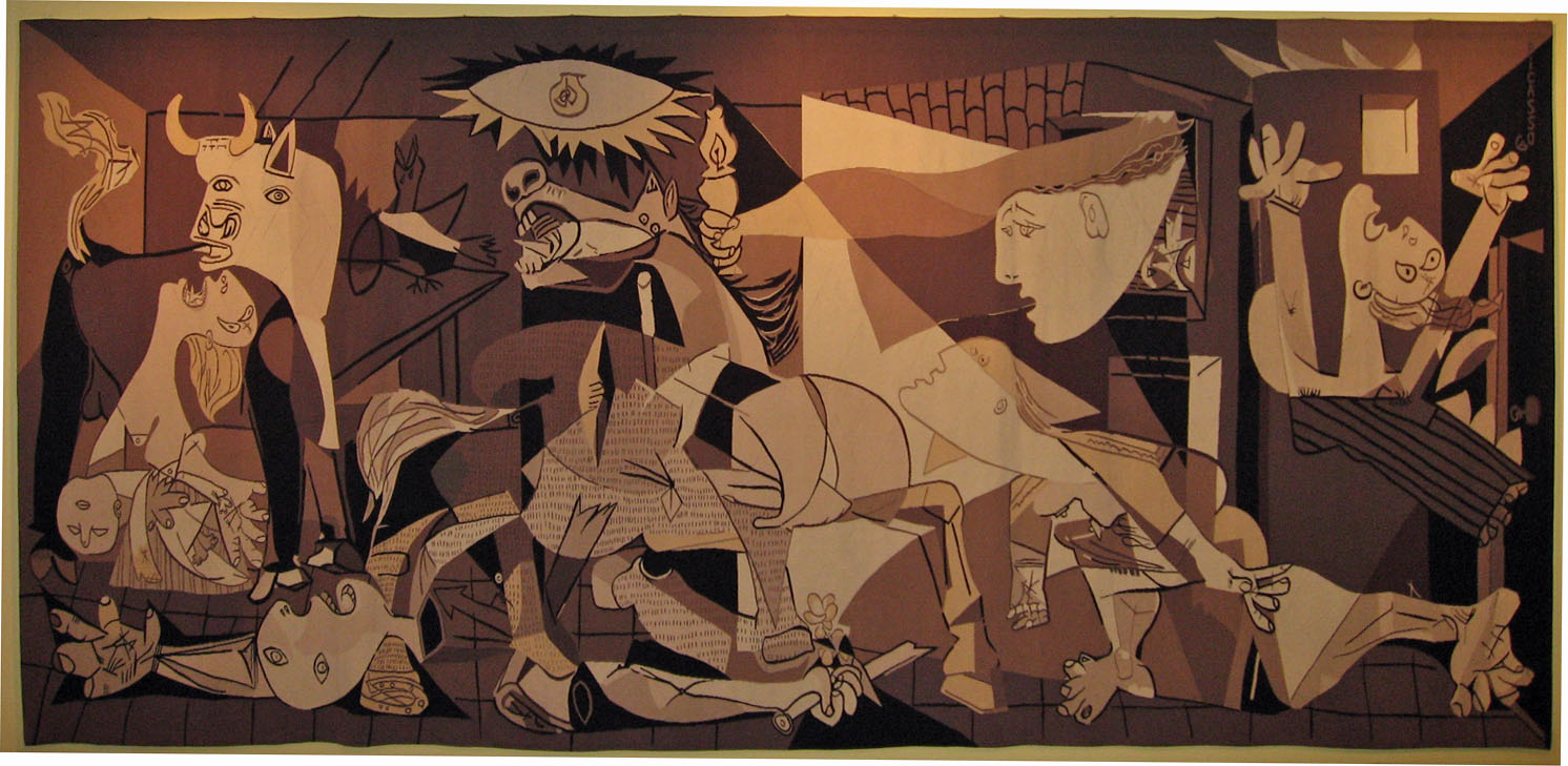 Guernica (Tapestry after 'Guernica' by Pablo Picasso), 1985, Loan from Mr. Nelson A Rockefeller Jr