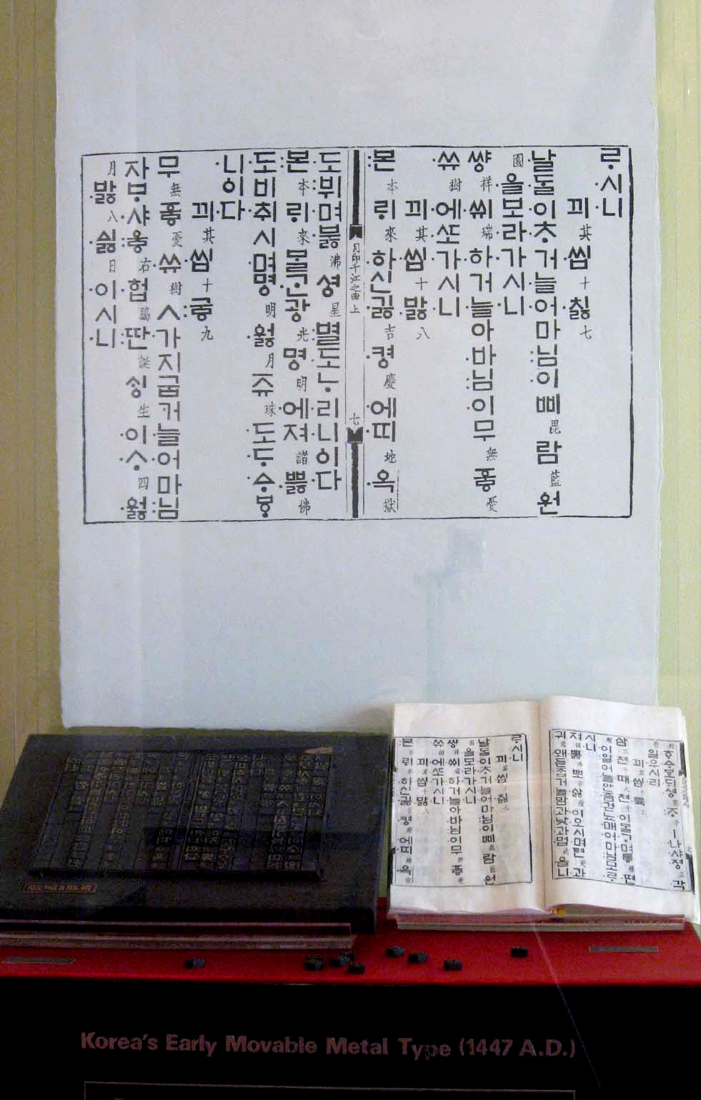 Moveable Metal Type Exhibit, UNNY081G, 1991, Korea