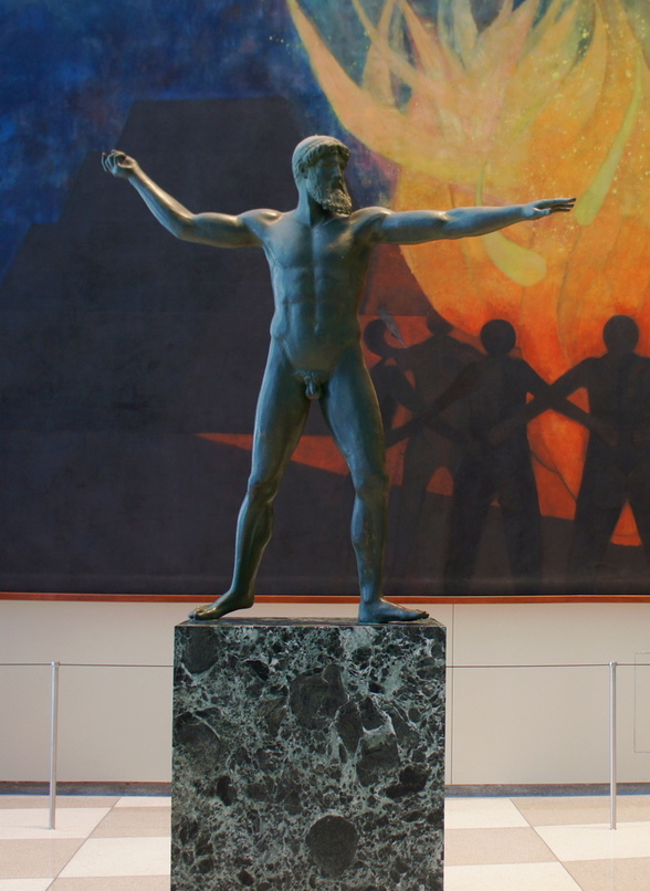 Poseidon of Artemision, UNNY129G, 1953, Greece Poseidon of Artemision, UNNY129G, 1953, Greece