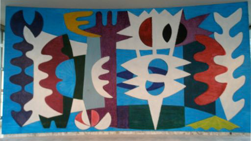 Composition for Concave Wall, UNNY307G, 1961, Sweden and Ford Foundation