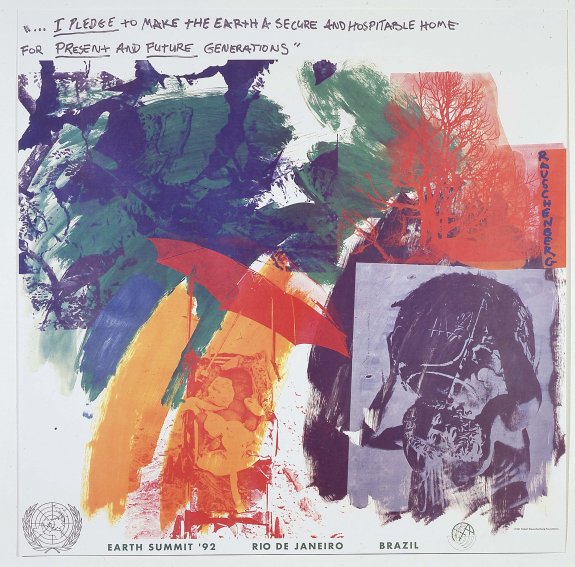 Last Turn—Your Turn, UNNY325G, 1991, Robert Rauschenberg