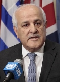 H.E. Mr. Riyad H. Mansour (State of Palestine)