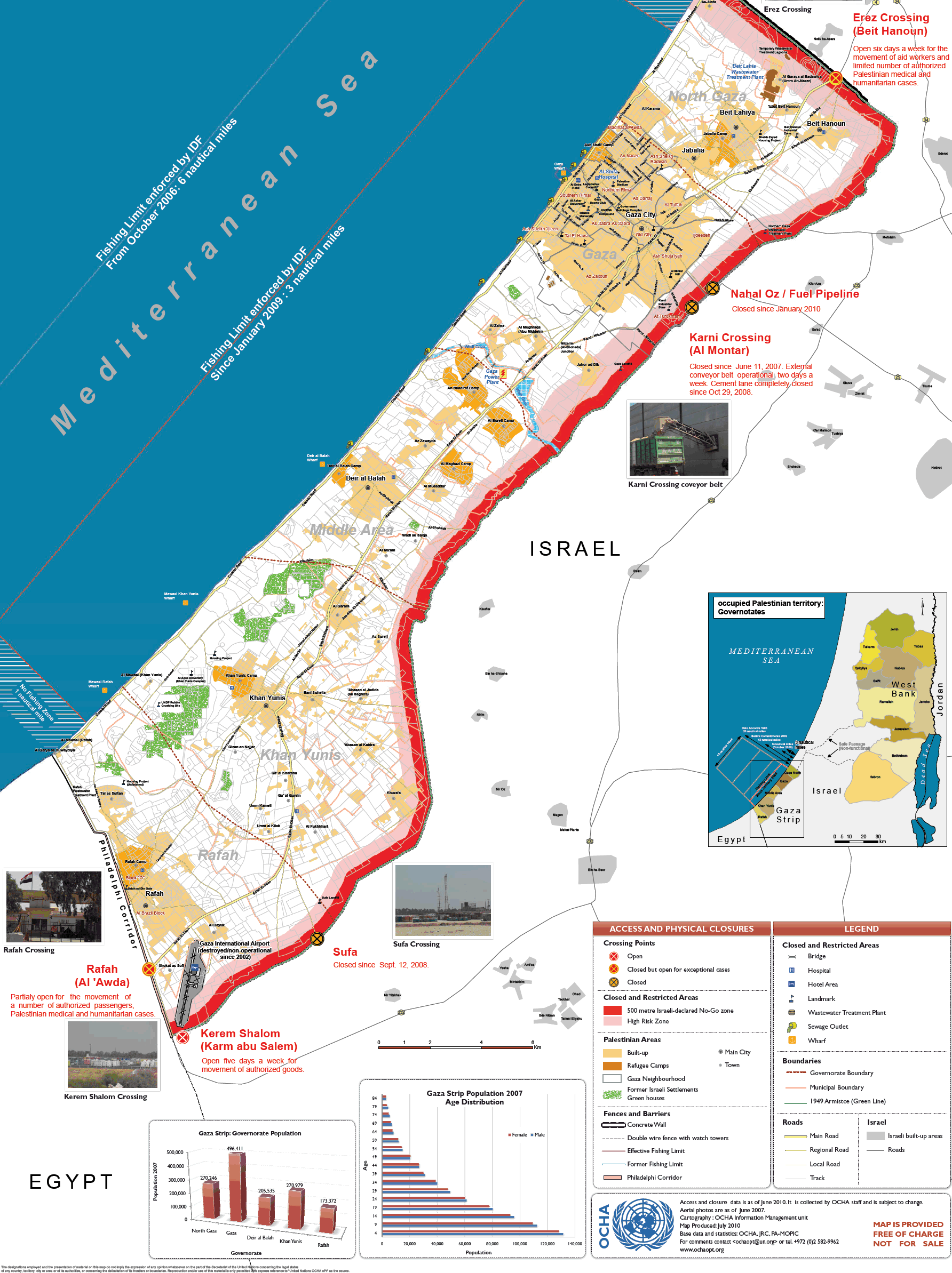 Gaza Strip On Map