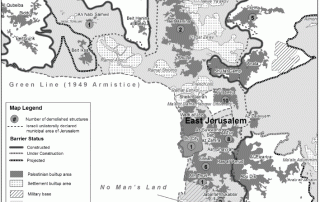 Demolitions in East Jerusalem in 2010 - OCHA map