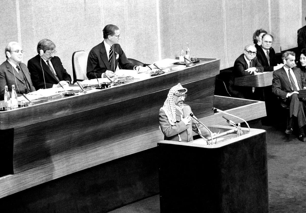 Arafat at the UN