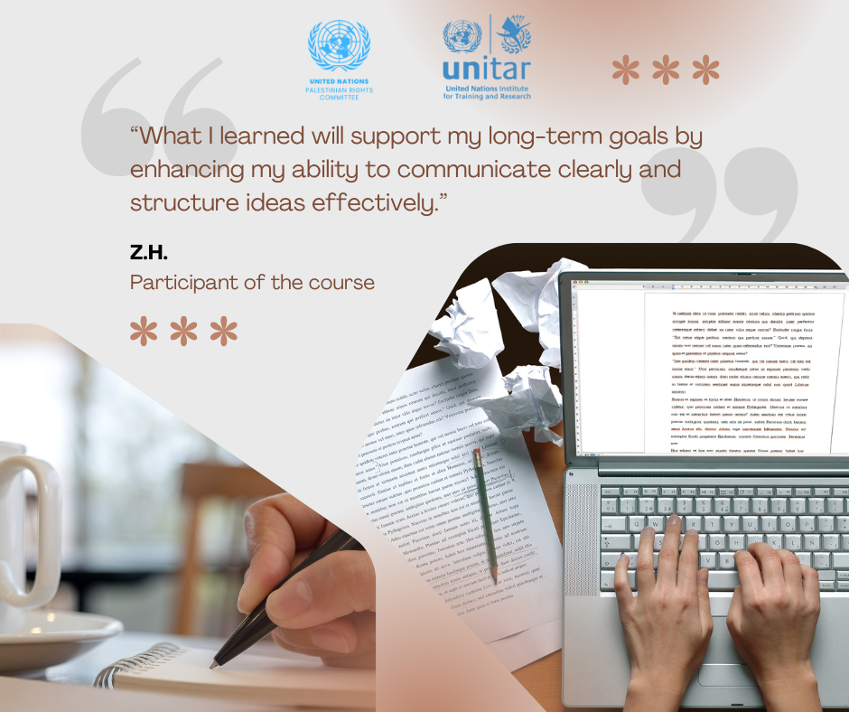 “What I learned will support my long-term goals by enhancing my ability to communicate clearly and structure ideas effectively.”