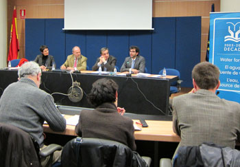 Panellists at the 1st Dialogue on the human right to water and sanitation