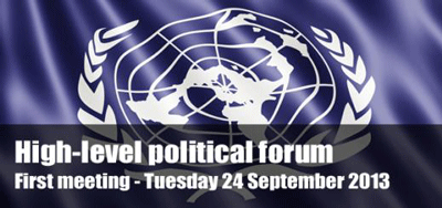1ª reunión del foro político de alto nivel sobre desarrollo sostenible